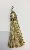 25 pieces Emerald Italian Key tassel perfect for runners pillows keychains