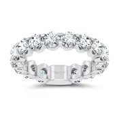 14K 4.00CT LAB DIAMOND ETERNITY BAND