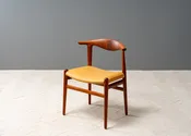 Hans Wegner Teak Cow Horn Chair — RESIDE