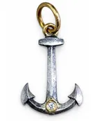 Anchor Relic Diamond Pendant
