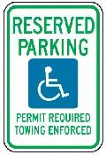Arkansas Handicap Parking Sign