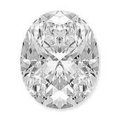 2.52 Carat Oval Lab Grown Diamond
