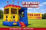 3D Birthday Cake Combo-Dry Only