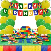 Brick Deluxe Party Suppies Packs (For 16 Guests)