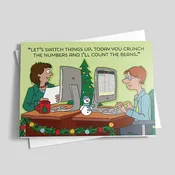 All Numbers Holiday Card