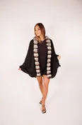 Cashmere Cape Chinchilla Tuxedo