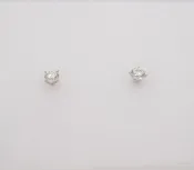 0.70CTW 14K WG 4 PRONG MARTINI SET ROUND STUDS