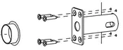 VonDuprin LBR Fire Latch/Strike Kit for Exit Device (WakeMed-Cary)