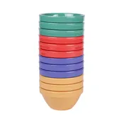 Brazil Bouillon Cups, 12-pc Mix Pack, 4 3/4” dia. x 2 1/8” h., 5 oz., (B4375-MIX)