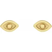14k Evil Eye Studs