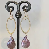 Pink Pearl earrings