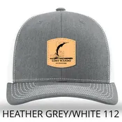 Air Marlin - Leather Patch Hat - Heather Grey-White Richardson 112 Snapback Truck Lost Wando Outfitters