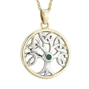 14k Gold Necklace Tree of Life