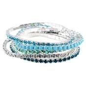 5 Piece Stretch Bracelets - Evening Breeze