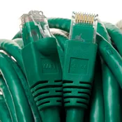 0.5Ft - Cat6A 24AWG Snagless Ethernet Network Patch Cable - Green