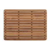 25" x 18" Teak Bath or Shower Mat with Rounded Corners