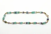 Bracelet - 18k gold, mixed stones