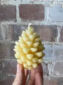 Beeswax Pinecone Candle