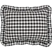 Annie Buffalo Black Check Ruffled Standard Sham 21×27