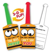 ID Tag - 3D Flip Bus Safety
