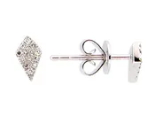 14K Diamond Kite Stud