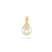 14K Yellow Gold Auli'i Pearl Cap Pendant