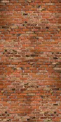 Brick Wall Red Weathered (Sample)