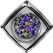 Elektra Lemon Frost Violet Bolt Balm Chunky Glitter Gel