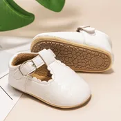 Baby Leather Shoe - White