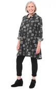 Destin Womens Tunic in Hash Tags