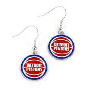 DETROIT PISTONS LICENSED TEAM EARRINGS. SOLD IN PACKS OF 3 ONLY