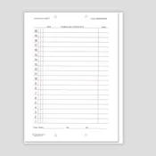 Courtfolio Table of Contents Sheets