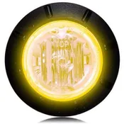 1-1/4" 6 LED AMBER/CLEAR  1-318" MT