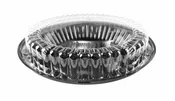 10" Plastic Low Dome Pie Container  #WJ44