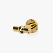 Addison Brass Double Hook - Unlacquered Brass