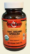 100% Organic Spirulina 500 mg, 100 vtab (item 141)