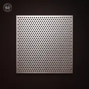 .020" Hole on .030" Staggered – 26 Gauge – Plain Steel Perforated – 24" x 120" Sheet