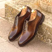 Whole Cut Brown Patina Loafer — BBESPOKE APPAREL | CUSTOM CLOTHIER