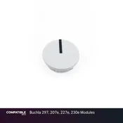 12mm Gray Knob Cap with Line for Buchla 297, 207e, 227e, 230e Modules