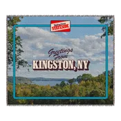 Greetings From Kingston Woven Blanket