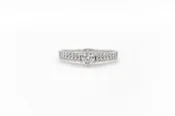14kt White Gold Diamond Engagement Ring