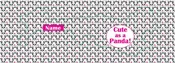 Cute As A Panda Cranial Helmet Decal With Custom Name