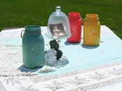 Pastel Numbered Mason Jars