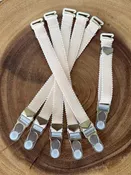 7 inch Adjustable Elastic and Metal Garter Straps Suspenders