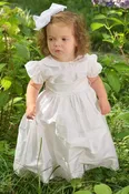 Audrey Silk Flower Girl Dress