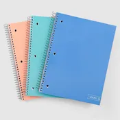 Spiral Notebook, 3 Pack