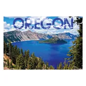 Crater Lake Clouds Postcard