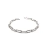 14K White Gold Diamond Bracelet