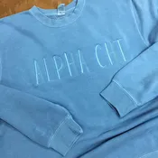 Monogram Sweatshirt - Light Blue