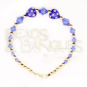 Adult StarHeart Sapphire Birthstone Bracelet